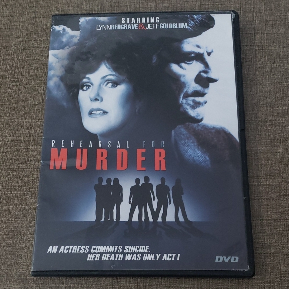 Rehearsal for Murder DVD –‎ Lynn Redgrave & Jeff Goldblum – Mystery Thriller